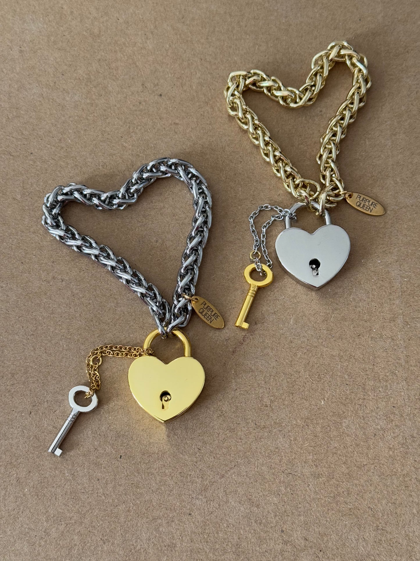 Bracelet HEARTS pendant silver