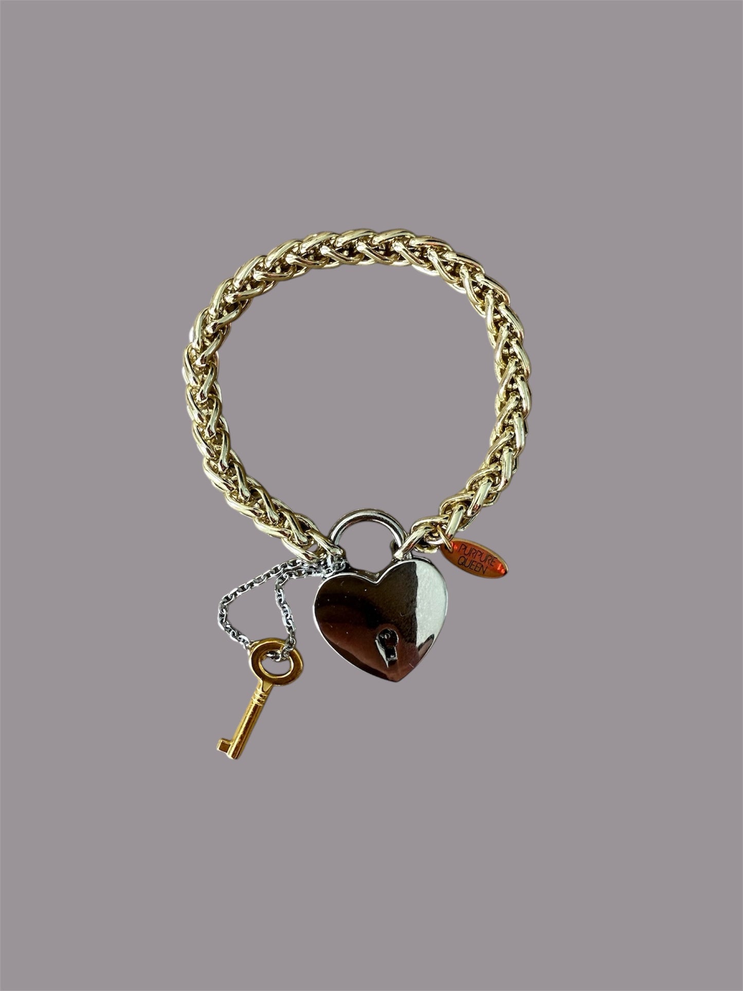 Bracelet HEARTS pendant gold