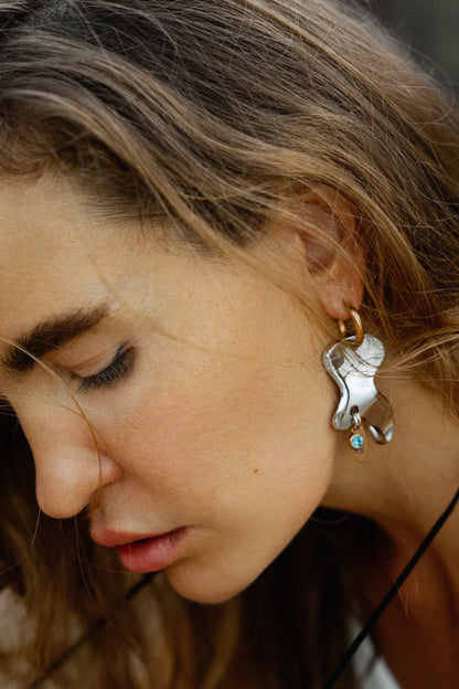 Earrings  LYAPKA silver
