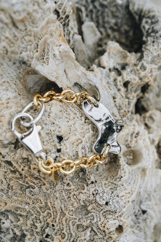 Bracelet LYAPKA with pendant silver