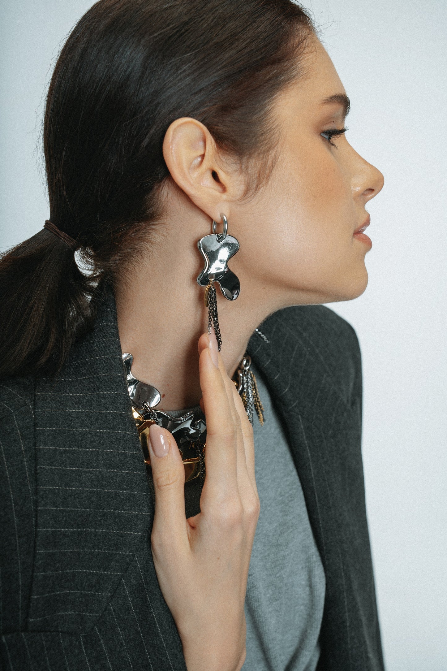 Earrings FLASH silver