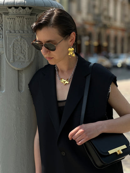 Choker LYAPKA  with pendant gold