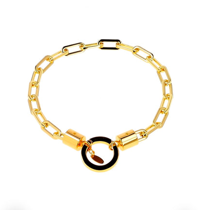 Choker CHAINS gold.