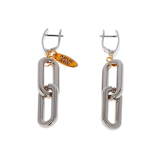 Earrings CHAINS silver