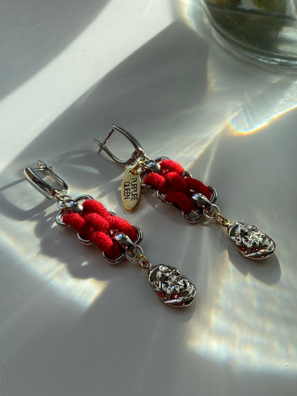 Earrings LEDI IN RED