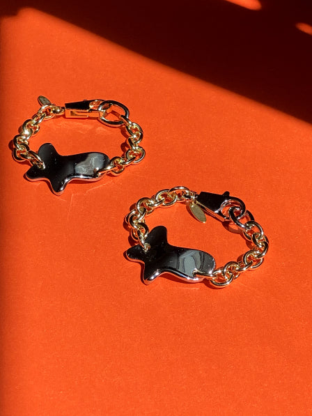 Bracelet LYAPKA with pendant silver