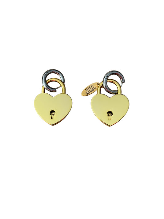 Earrings HEARTS gold.