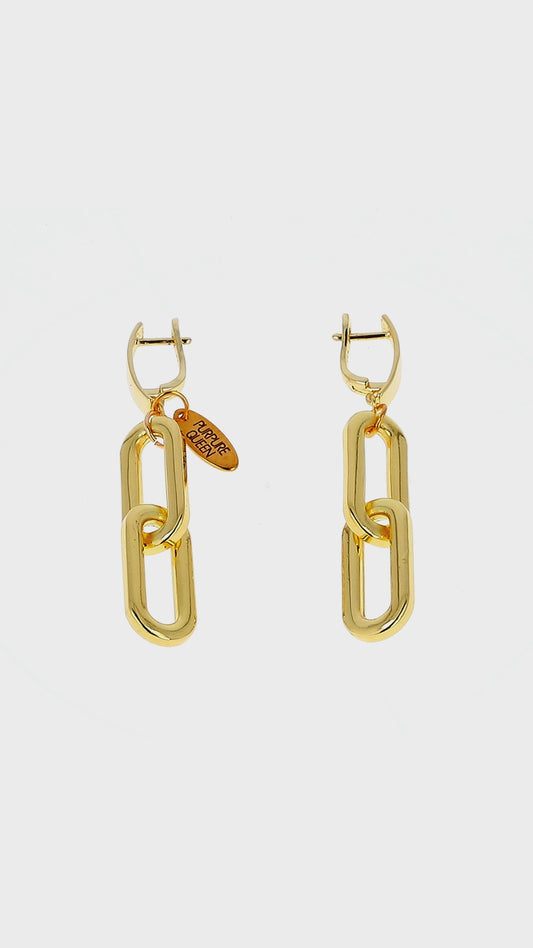 Earrings CHAINS gold